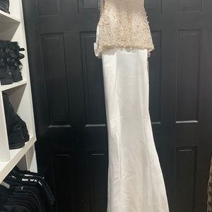 Brand New All white gown